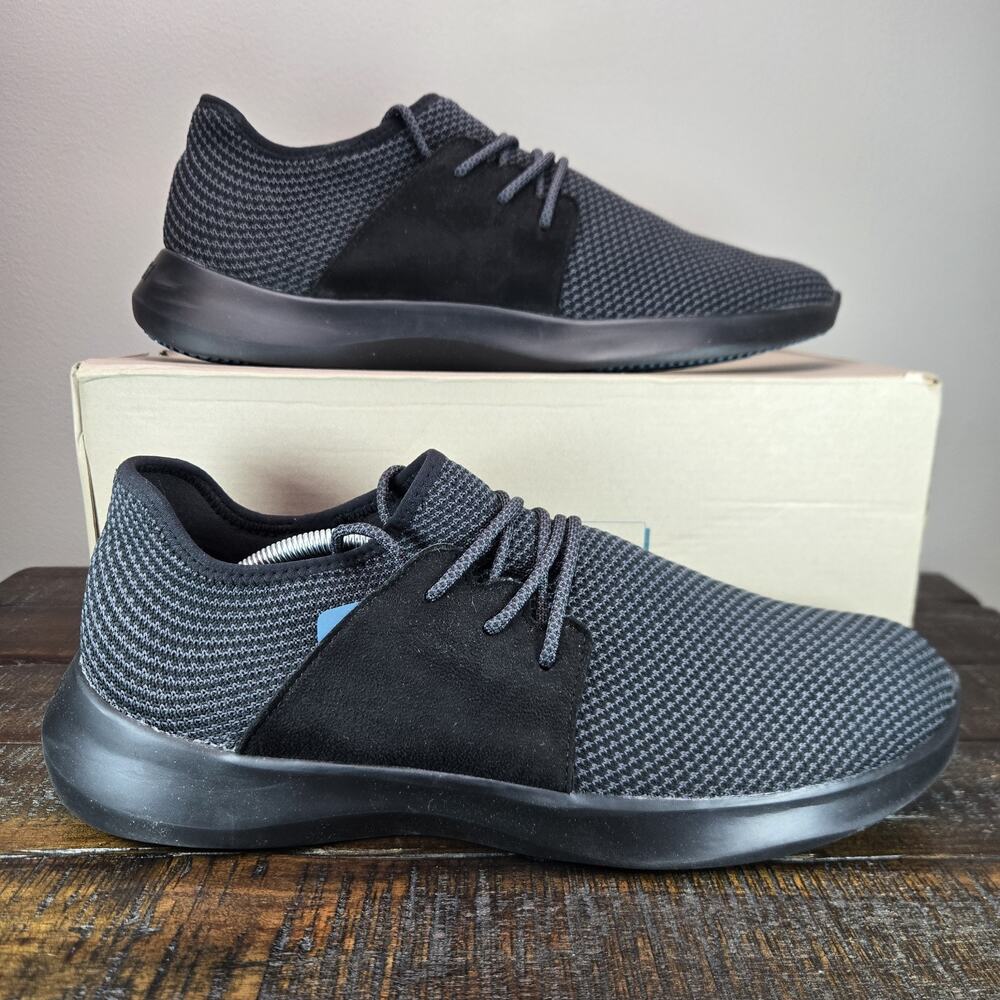 Vessi Everyday Classic Mens Size 13 Waterproof Shoes Sneakers All Black